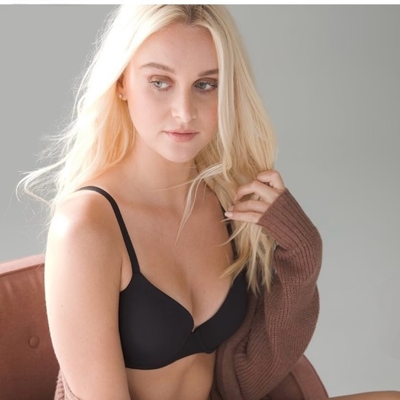 NWT Soma Enbliss Full Coverage Underwire Bra 36 D Black Back Hook #0070 - Picture 11 of 12